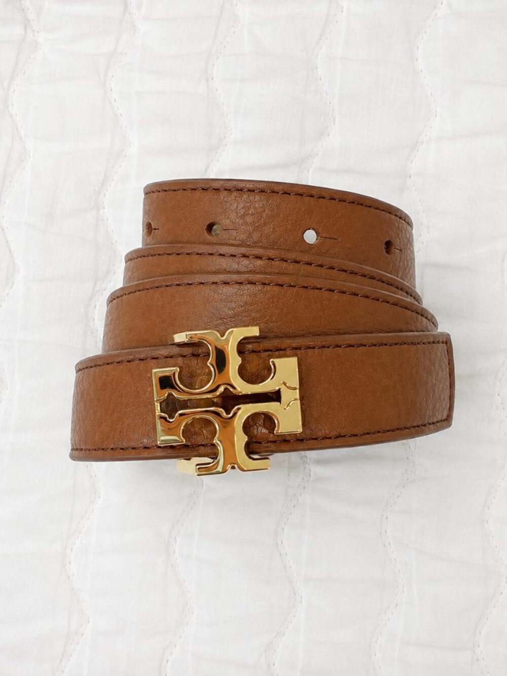 TORY BURCH CONVERTIBLE LEATHER BELT